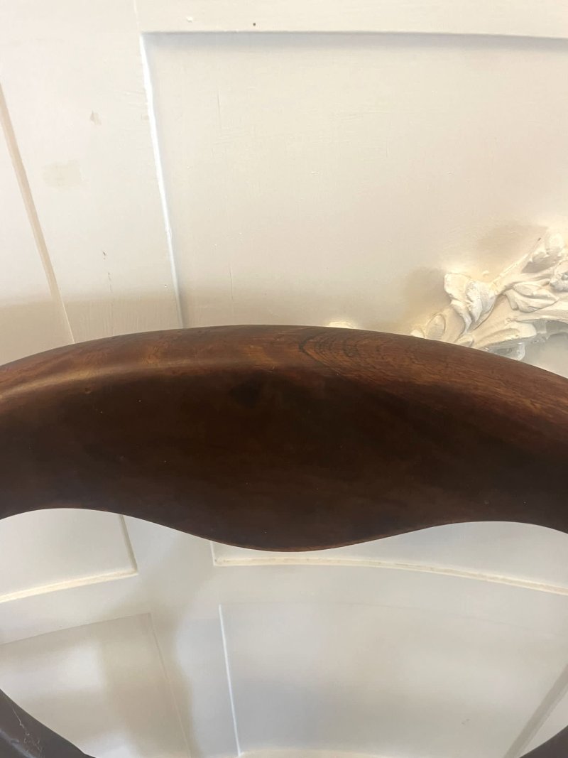 Pair of Antique Victorian Quality Mahogany Side Chairs - Image 13